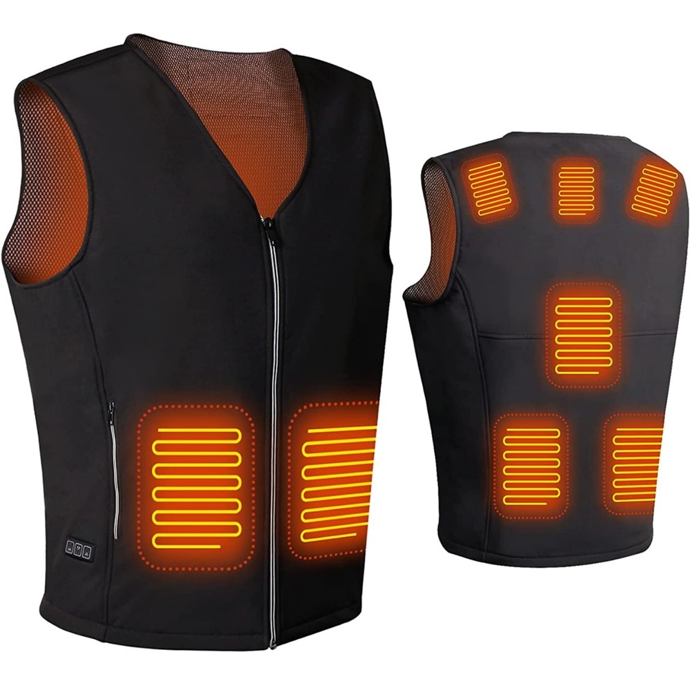 🆕 Smart Heated Vest With Battery Pack, Warming heated Jacket-   XXL
